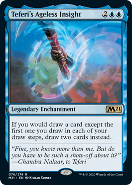 Teferi's Ageless Insight (Magic 2021 Core Set) Near Mint Foil