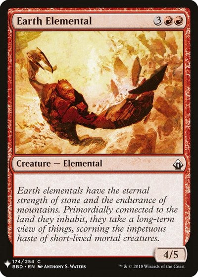 Earth Elemental (Mystery Booster) Near Mint
