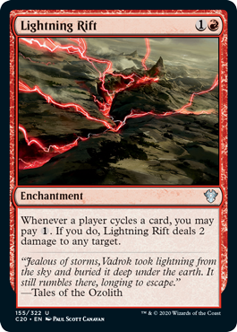 Lightning Rift (Commander 2020 Ikoria) Near Mint