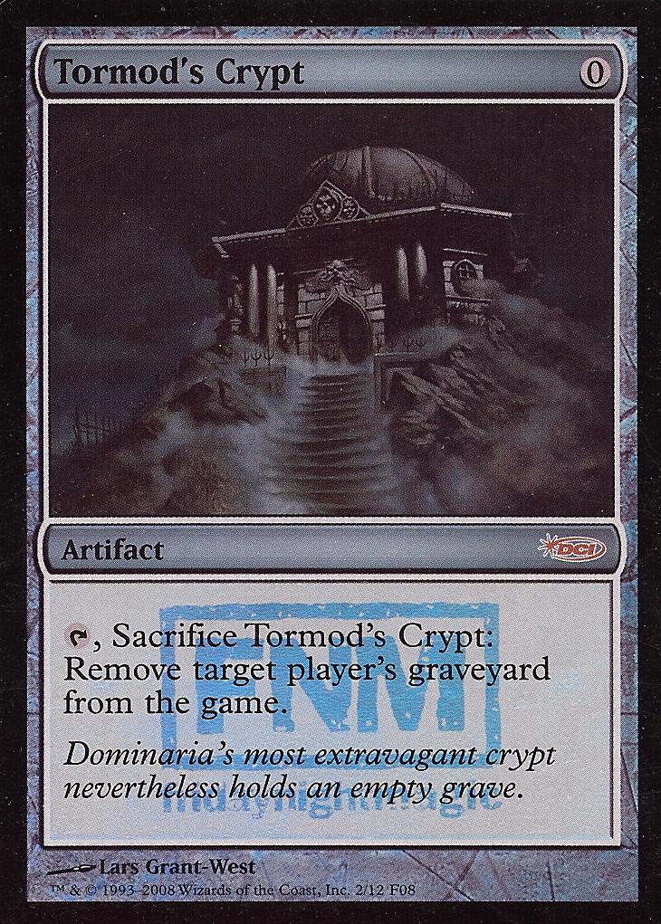 Tormod's Crypt (FNM) (Promotional Cards) Light Play Foil