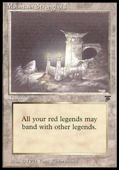 Mountain Stronghold (Legends) Near Mint