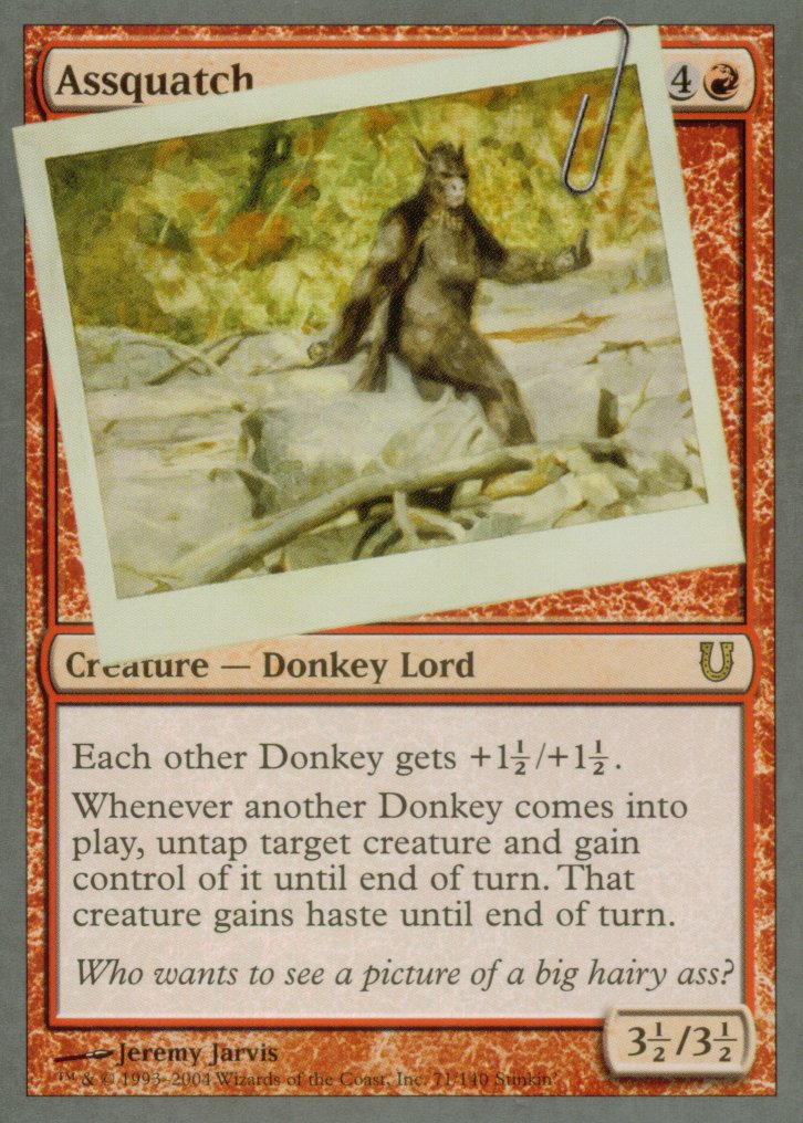 Assquatch (Unhinged) Light Play