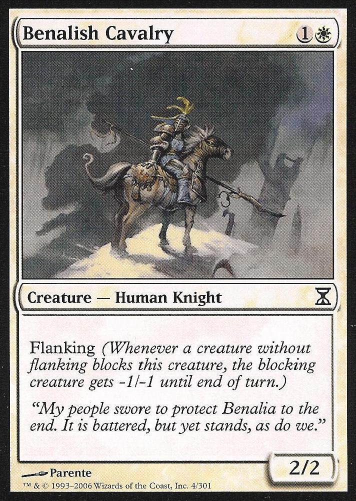 Benalish Cavalry (Time Spiral) Near Mint Russian