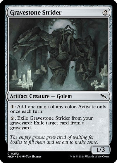 Gravestone Strider (Murders at Karlov Manor) Near Mint