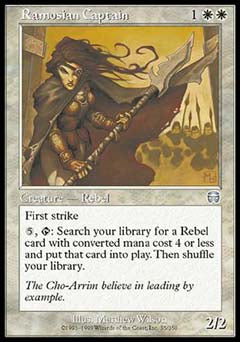 Ramosian Captain (Mercadian Masques) Near Mint Foil