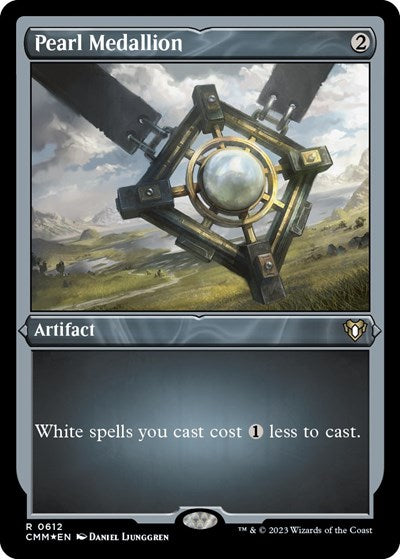 Pearl Medallion (Foil Etched) (Commander Masters) Near Mint