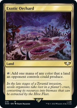 Exotic Orchard (Surge Foil) (Universes Beyond: Warhammer 40K) Near Mint