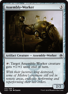 Assembly-Worker (Masters 25) Near Mint Foil