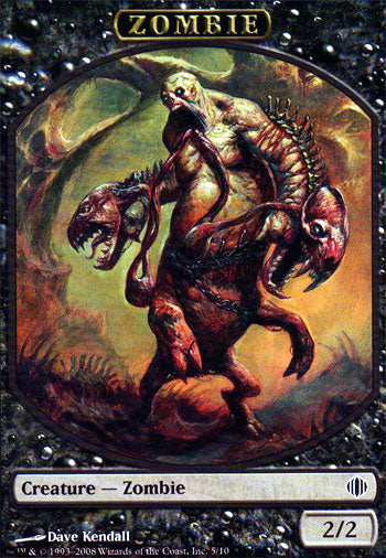 Zombie Token (Shards of Alara) Light Play