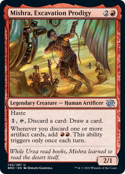 Mishra, Excavation Prodigy (The Brothers' War) Near Mint