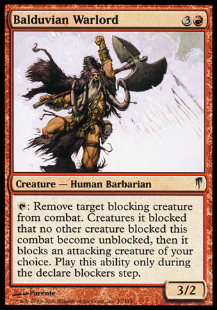 Balduvian Warlord (Coldsnap) Light Play