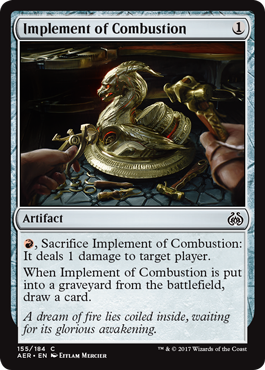 Implement of Combustion (Aether Revolt) Near Mint Foil