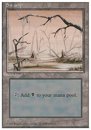 Swamp (4th Edition) Light Play