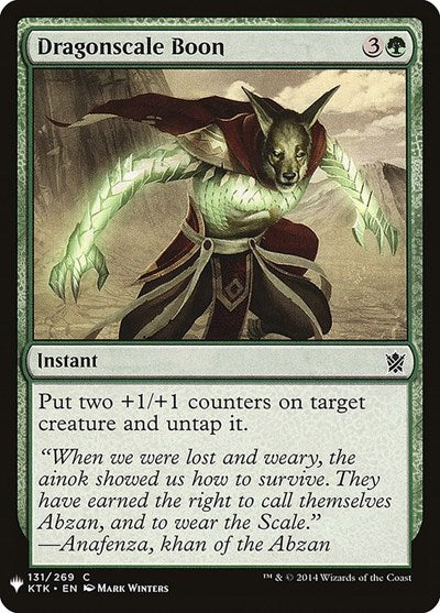 Dragonscale Boon (Mystery Booster) Near Mint