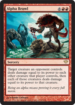 Alpha Brawl (Dark Ascension) Near Mint Foil