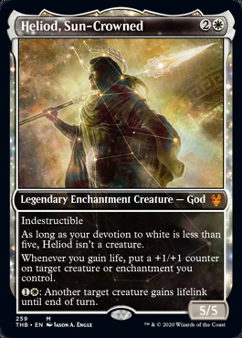 Heliod, Sun-Crowned (Showcase) (Theros Beyond Death) Near Mint