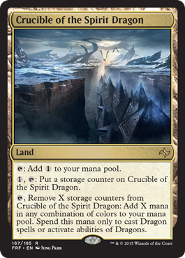 Crucible of the Spirit Dragon (Fate Reforged) Near Mint Foil