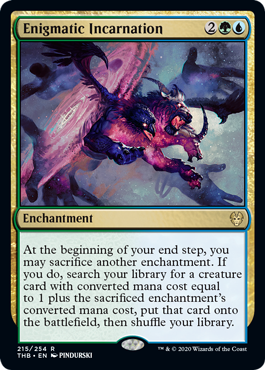 Enigmatic Incarnation (Theros Beyond Death) Near Mint Foil