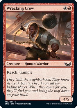 Wrecking Crew (Streets of New Capenna) Near Mint Foil