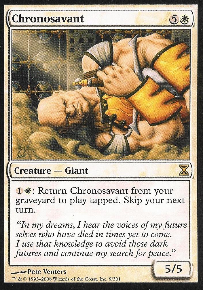 Chronosavant (Time Spiral) Near Mint Foil