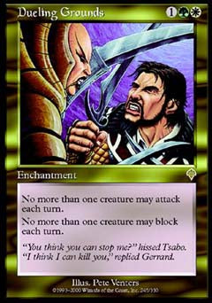 Dueling Grounds (Invasion) Near Mint Foil