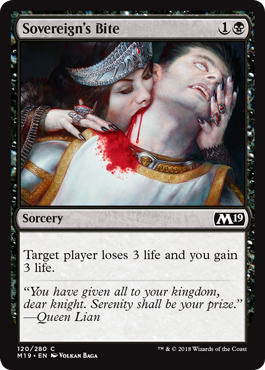 Sovereign's Bite (Magic 2019 Core Set) Near Mint
