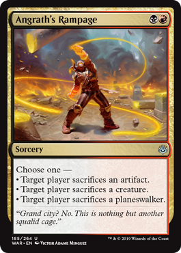 Angrath's Rampage (War of the Spark) Near Mint