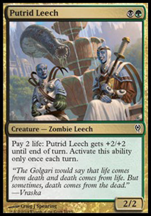 Putrid Leech (Duel Decks: Jace vs Vraska) Near Mint