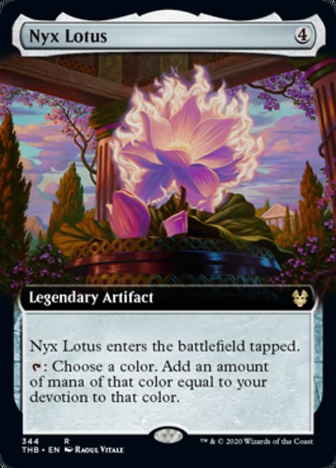 Nyx Lotus (Extended Art) (Theros Beyond Death) Near Mint Foil
