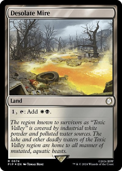 Desolate Mire (Surge Foil) (Universes Beyond: Fallout) Near Mint