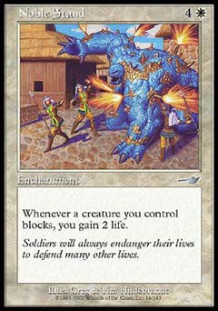 Noble Stand (Nemesis) Near Mint