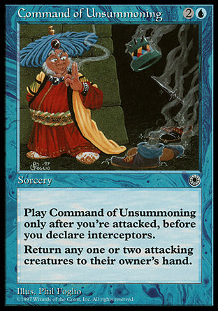 Command of Unsummoning (Portal) Light Play