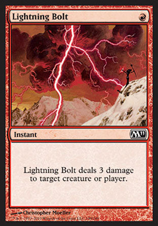 Lightning Bolt (Magic 2011 Core Set) Light Play