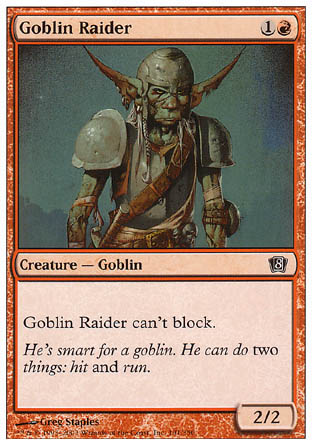 Goblin Raider (8th Edition) Near Mint Foil