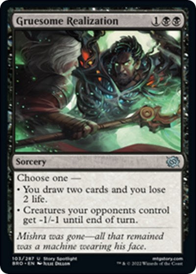 Gruesome Realization (The Brothers' War) Near Mint