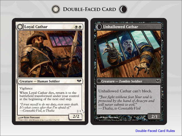 Loyal Cathar (Unhallowed Cathar) (Dark Ascension) Near Mint Foil Japanese