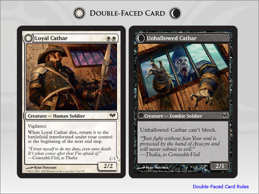 Loyal Cathar (Unhallowed Cathar) (Dark Ascension) Near Mint Foil Japanese