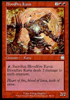 Bloodfire Kavu (Apocalypse) Near Mint Foil