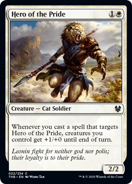 Hero of the Pride (Theros Beyond Death) Near Mint Foil