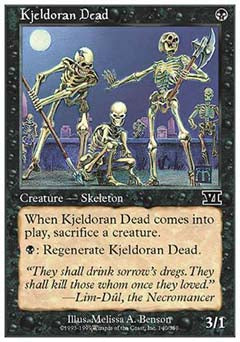 Kjeldoran Dead (Classic 6th Edition) Light Play