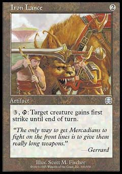 Iron Lance (Mercadian Masques) Near Mint