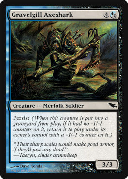 Gravelgill Axeshark (Shadowmoor) Near Mint