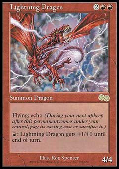 Lightning Dragon (Urza's Saga) Near Mint