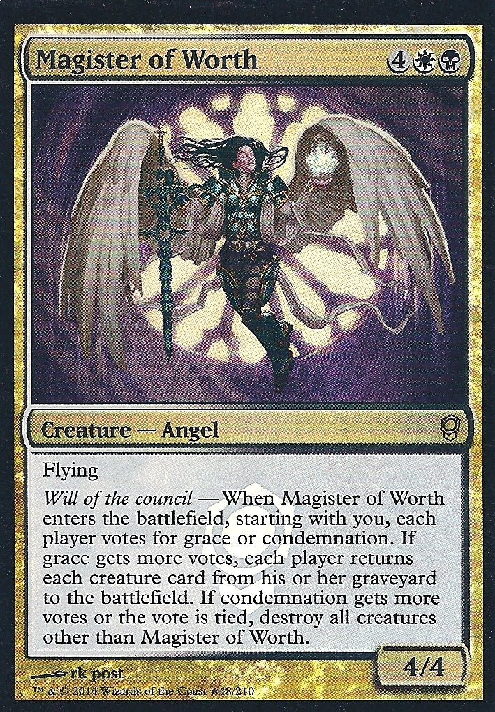 Magister of Worth (Release Day) (Promotional Cards) Near Mint Foil