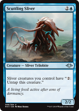 Scuttling Sliver (Modern Horizons) Near Mint