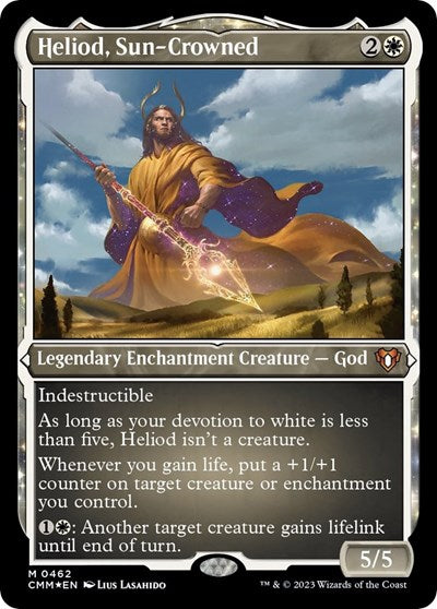 Heliod, Sun-Crowned (Foil Etched) (Commander Masters) Near Mint