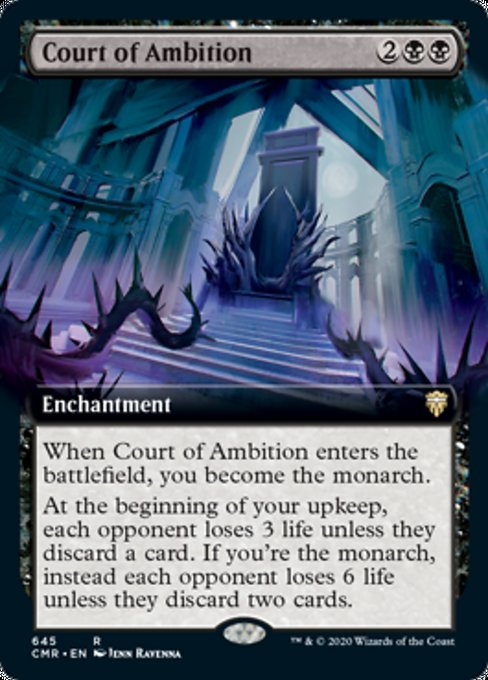 Court of Ambition (Extended Art) (Commander Legends) Near Mint Foil