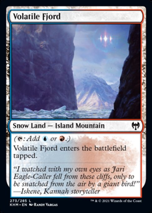 Volatile Fjord (Kaldheim) Near Mint Foil