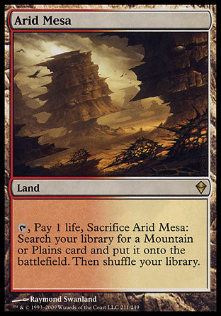 Arid Mesa (Zendikar) Light Play