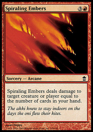 Spiraling Embers (Saviors of Kamigawa) Near Mint